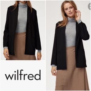 WILFRED XXS Solaina Longline Blazer Black Aritzia